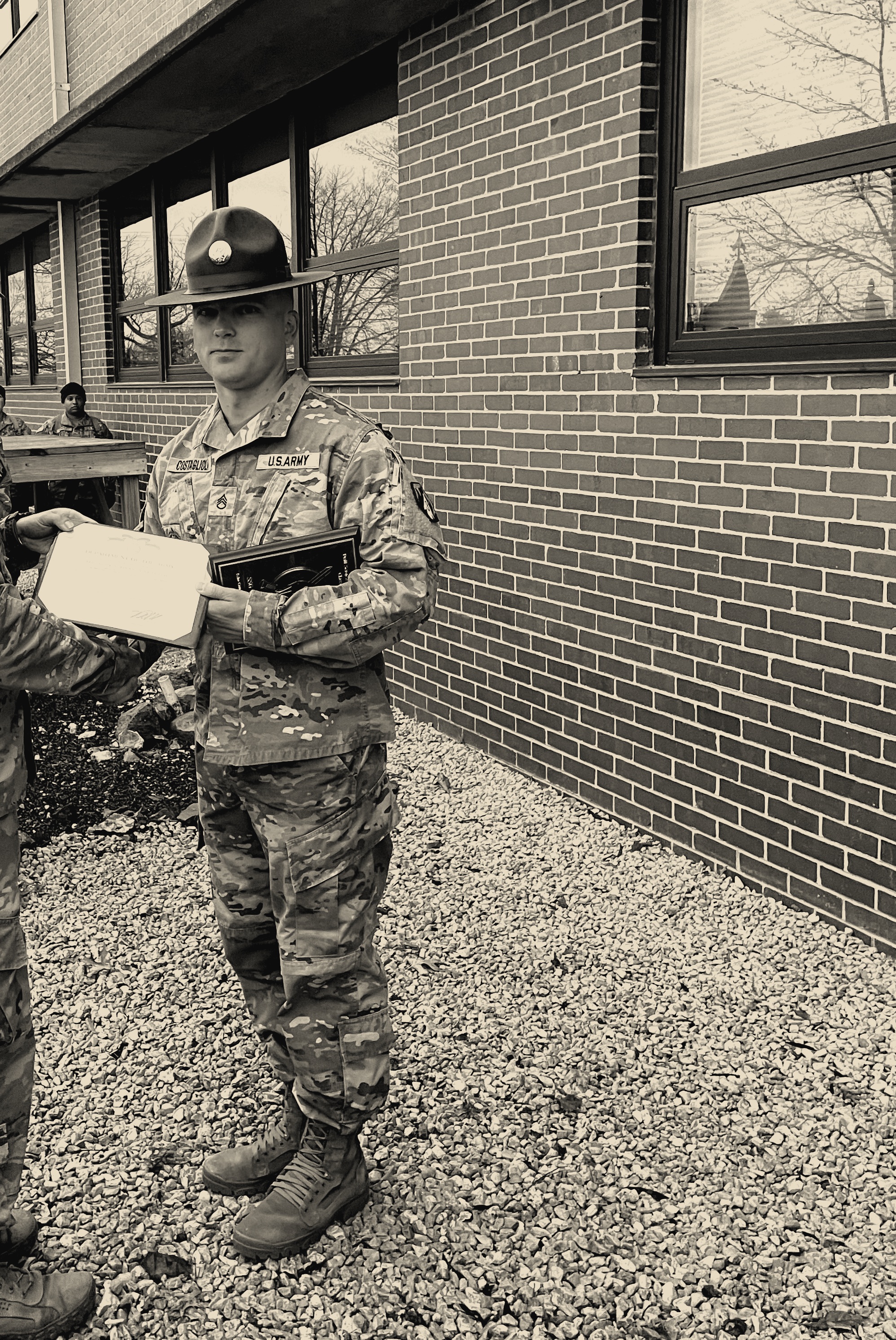 Tim Costagliola as a Drill Sergeant